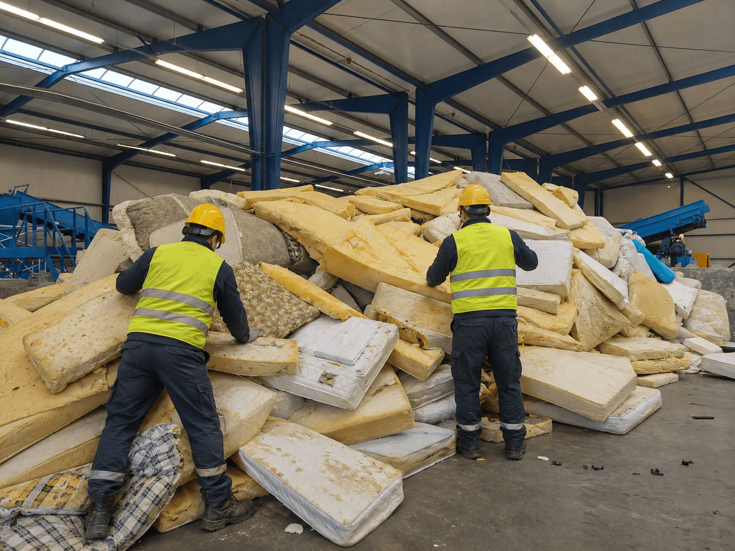 IKEA et RetourMat ouvrent une usine de recyclage de matelas dans le Sénonais