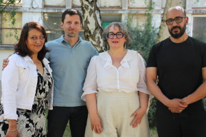 « En cet été 2025, l’AFPA Migennes présente une nouvelle équipe de choc, autour de sa directrice Véronique FONTAINE et Michaël PAQUET, responsable Gestion et Services (au centre de la photo), afin de mieux insérer les porteurs de projets dans la vie active, avec les formations adéquates il va de soi ! ».