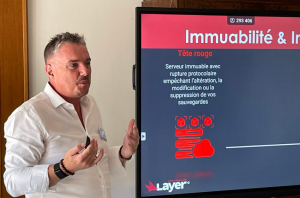 « Courant juin, la société LAYER et son dirigeant, Hervé LAYER, ont célébré un cap symbolique et chargé de sens dans la vie d’une entreprise : son quarantième anniversaire. Entre engagement et innovation. Depuis sa création, l’entreprise s’est développée en évoluant au rythme des nouveautés technologiques. Une filiale, « IT COPS », a vu le jour récemment pour se positionner sur le marché hexagonal, voire international… ».