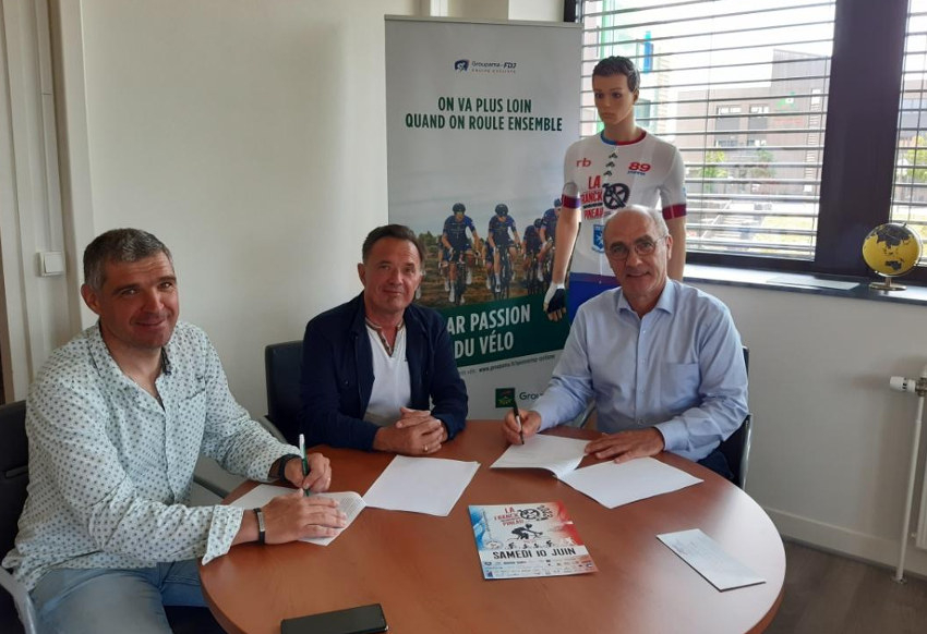 GROUPAMA reste fidèle à la concentration cyclotouriste : un partenariat avec La Franck Pineau en roue libre !