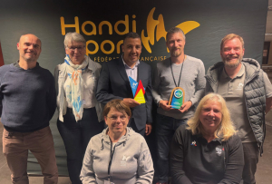 « La cérémonie des Trophées Handisport, temps fort des Journées nationales handisport, a permis de récompenser les talents et projets remarquables. Les territoires avaient été invités à proposer des candidats dans différentes thématiques. La Bourgogne Franche-Comté a été retenue dans la catégorie « Territoire »…».
