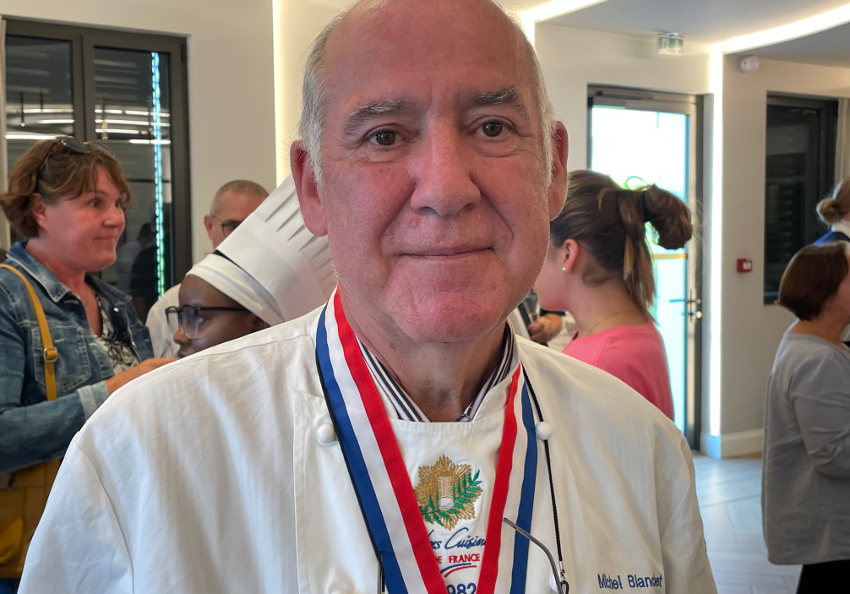 Il a parrainé la sélection « MAF Cuisine » de l’Yonne au CIFA : l'ancien chef double étoilé Michel BLANCHET s'est régalé…
