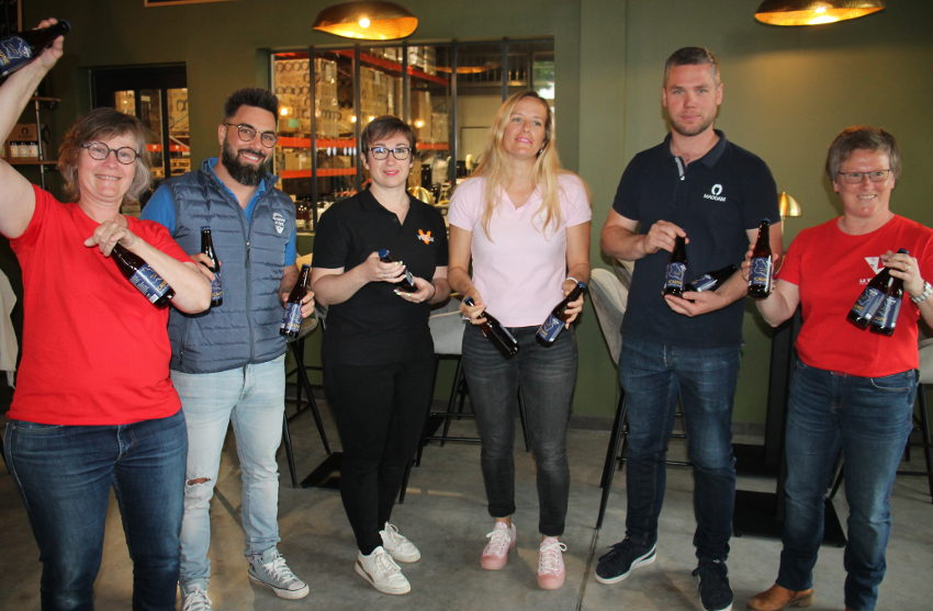 Une « mise en bière » des plus joyeuses pour les brasseurs de l’Yonne : la blonde « ICAUNE » trace désormais sa route