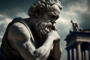 « La démocratie est d&#039;essence nihiliste en ce sens qu&#039;elle procède à la dissociation, à la césure de la vérité et de la politique. C’est ce que pensait le philosophe grec Socrate, une pensée un brin prémonitoire au fil du temps ! ».