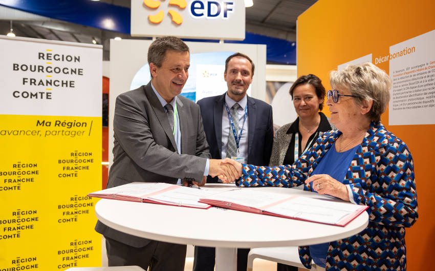 La Région BFC et EDF reconduisent leur partenariat pour faire de la contrée une terre de sobriété et d’énergie positive