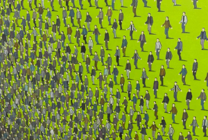 « Dans la France du XXIème siècle, la laïcité est de plus en plus malmenée. Les exemples au quotidien sont nombreux, encouragés parfois par des élus irresponsables et des associations trop progressistes. Pourtant, il y a des signes encourageants démontrant que les hommes sous couvert de toute religion peuvent aussi vivre ensemble… La foule vivant à l’unisson comme l’a traduit le peintre Jérôme ARBONVILLE ».