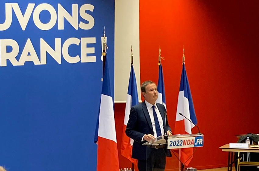 La quête aux parrainages de Nicolas DUPONT-AIGNAN ne démobilise pas les militants de Debout La France